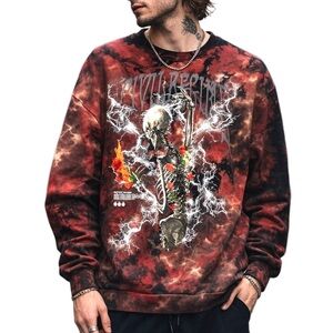 Civil Regime Tie Dye Crewneck Size L